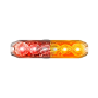 PKT 2 LED STOP/TAIL/INDCTR LMP  12/24V CLEAR HSNG 250mm LEAD clearance