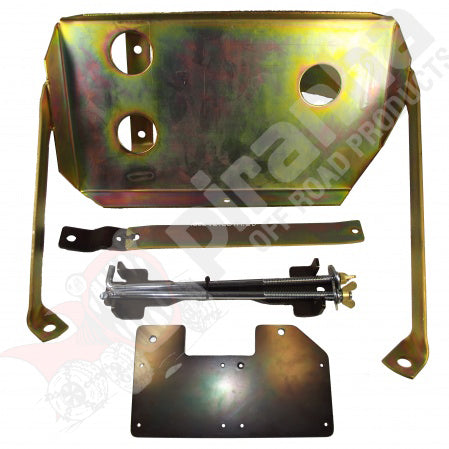 Piranha Battery Tray Kit suitable for Landcruiser 70 76 78 79 Series 4.5 V8 Diesel 2012-2016 ABS