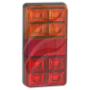 PKT 2 LED STOP/TAIL/INDICATOR LAMP 12V W/REFLECTOR 25cm LEAD clearance