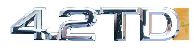 Genuine Landcruiser HDJ100 Tailgate 4.2TD Chrome Badge