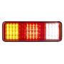 LED STOP/TAIL/INDIC/REVERS LMP 12/24V BLACK HOUSING 30cm LEAD