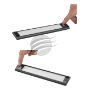 LED INTERIOR LAMP 12V 260mm FROSTED LENS W/TOUCH ON/OFF clearance