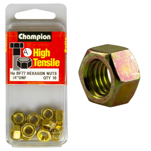 Champion Blister Nut 1/4