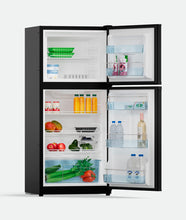 Bushman DC190L-X 190L upright caravan fridge fully open