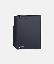 Bushman DC50-X 50L upright caravan fridge closed