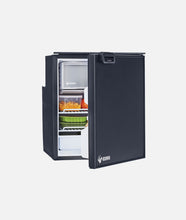 Bushman DC65-X 65L upright caravan fridge open door