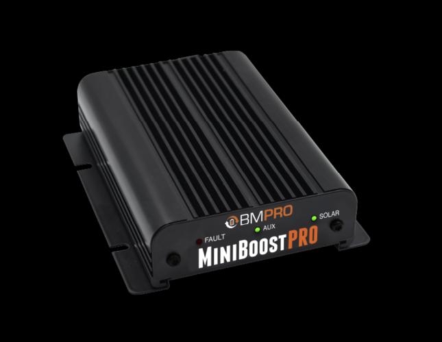 MINIBOOSTPRO BMPRO 30 Amp DC-DC Battery Charger with Solar Input Clearance