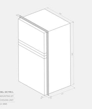 Bushman DC190L-X 190L upright caravan fridge dimensions
