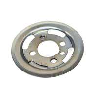 Injector pump pulley rear plate