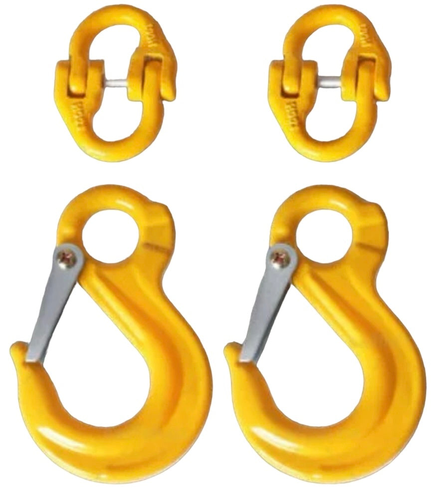 Eye hooks with hammer locks Trailer hook