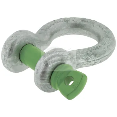 BOW SHACKLE 4750kg GALVINISED BODY DIA 19mm PIN DIA 22mm