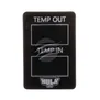 TEMP & VOLTMETER OE RPL T/S LATE TOYOTA WHITE & BLUE LED