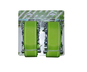 Lock and load transport 
WHEEL TIE DOWN STRAPS 2.5M PAIR - RW48 clearance