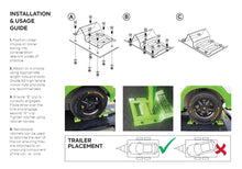 Lock and load transport 
WHEEL E-CHOCK PLATES PAIR clearance