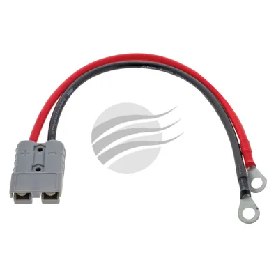 ANDERSON PLUG 50a - 2x8mm RING TERMINLS CABLE ASSY 400mm LNG