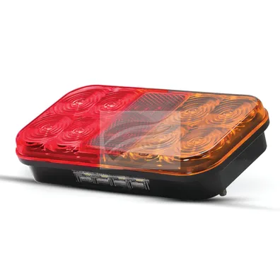 STOP/TAIL/INDICATOR LAMP 12V W/LICENCE PLATE LMP 4 PIN