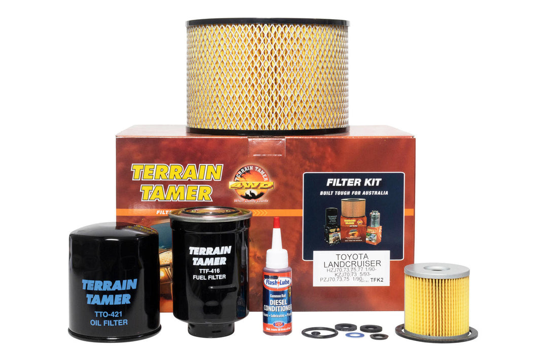 TFK2 TOYOTA HZJ75 Filter Kit with primary and secondary fuel filter