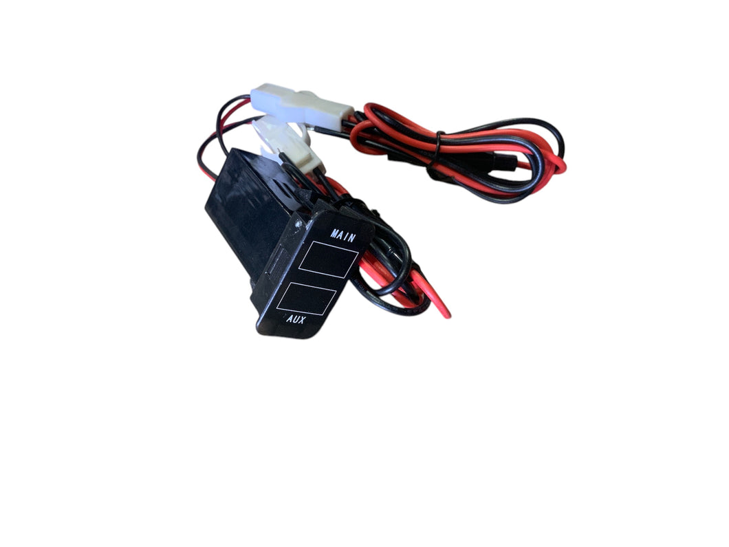 Aftermarket Volt Gauge Dual Battery for Toyota