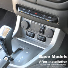 LightForce Replacement Switch Fascia to suit Holden Colorado and Isuzu D-Max/MU-X
