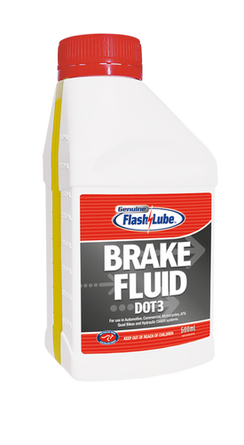 FlashLube DOT 3 brake fluid