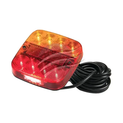 LED AUTOLAMP 12/24V Stop/Tail/Indicator/Reflector With Licence Plate Lamp - 99ARLM Clearance