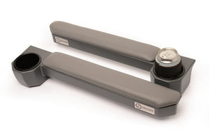 One Stone 70 Series Landcruiser Armrest: Grey Full set (driver + passenger side)
