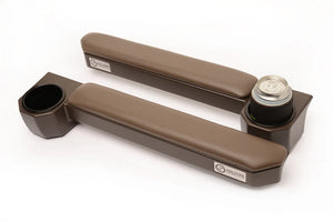 One Stone 70 Series Landcruiser Armrest: Brown Full set (driver + passenger side)
