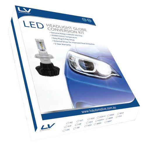 H11 LED CONVERSION KIT 12/24V LUMILED LEDS SCREW ON HEATSINK 3,600 LUMENS on CLEARANCE