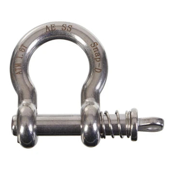 Snap-D Stainless Steel Bow Shackle - 10mm clearance