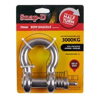SNAP-D 19mm bow shackle stainless steel Clearance