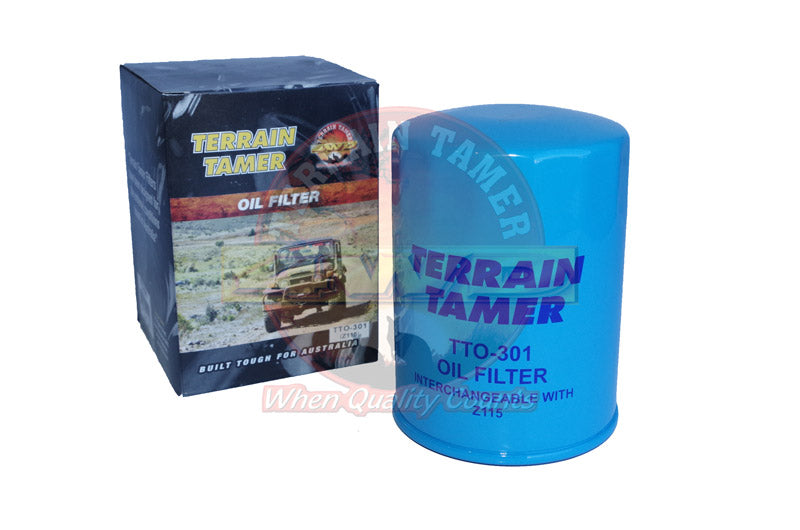 Terrain Tamer TTO-301 Engine Oil Filter suitable for Nissan Patrol GQ 4.2L TD42 Diesel 1987 on