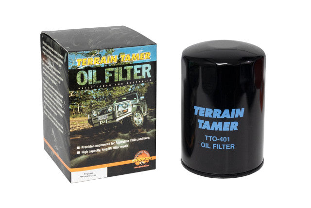 Terrain Tamer Oil Filter suitable for Landcruiser 1FZ 2F 3F 3B Hilux L 2L 3L 5L Mazda B2500