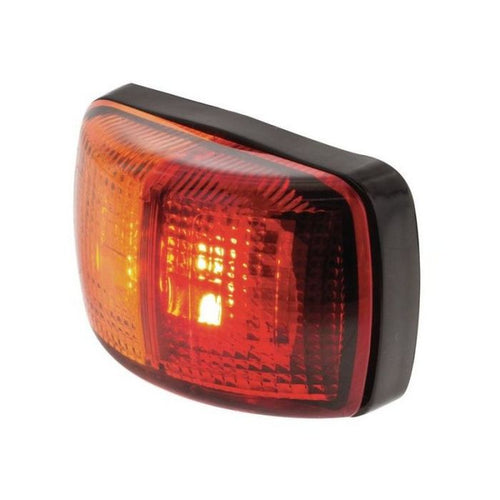 Ignite ISL431AR LED Amber/Red Side Marker Lamp 10-30V 4 LEDs Black Housing Amber/Red