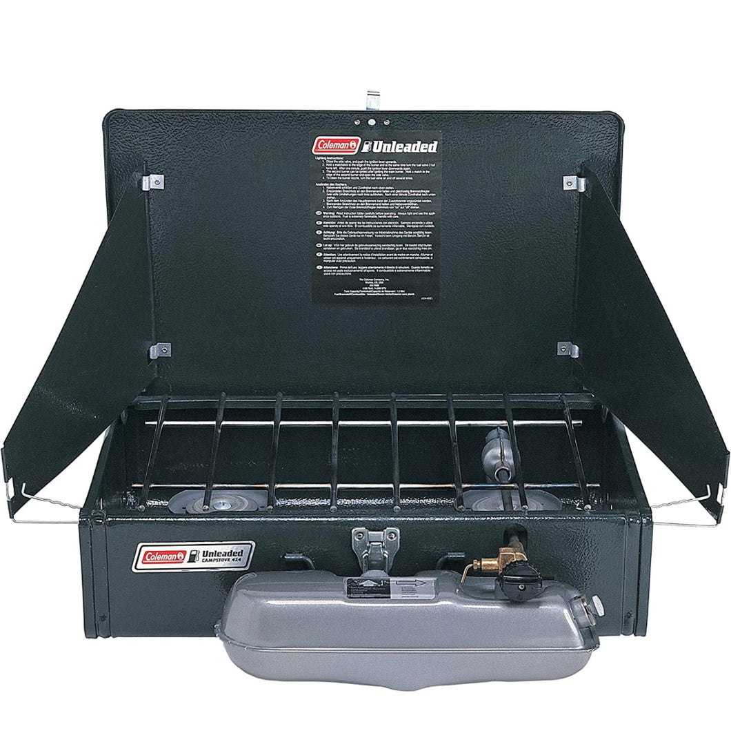 Coleman Dual Fuel 424 stove 2 burner Not gas or lpg