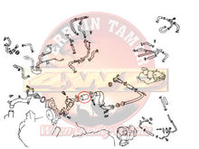 Vdj coolant hose to thermostat housing