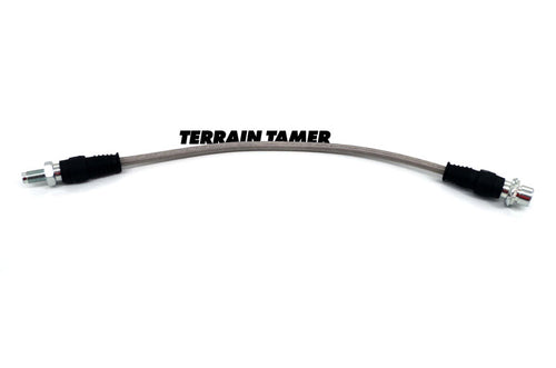 Terrain Tamer Braided Brake Hose Front Centre without ABS