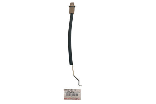 OEM Right Front Door Lock Rod and Knob in Brown