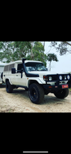 FRP fiberglass flares in white or black gelcoat Troopcarrier