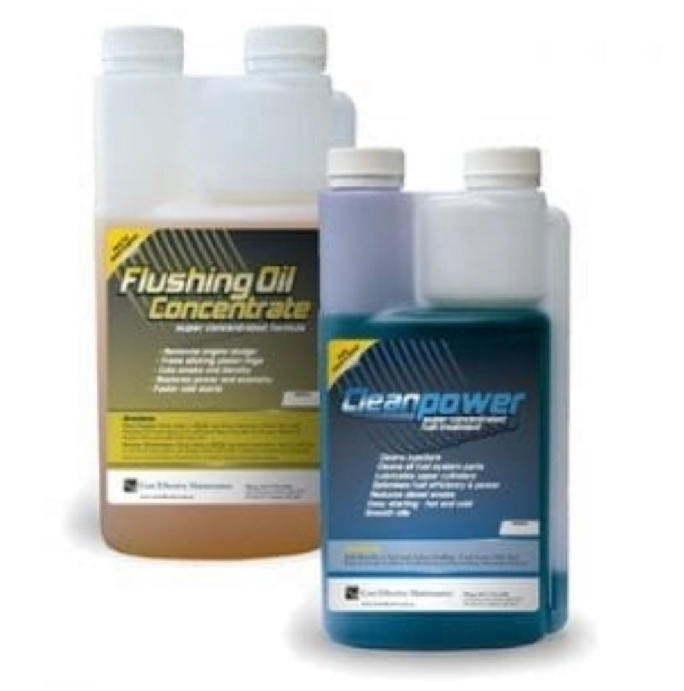 Flushing Oil Concentrate & Cleanpower Value Pack 1 Litre FOC/ 2 Litres CP