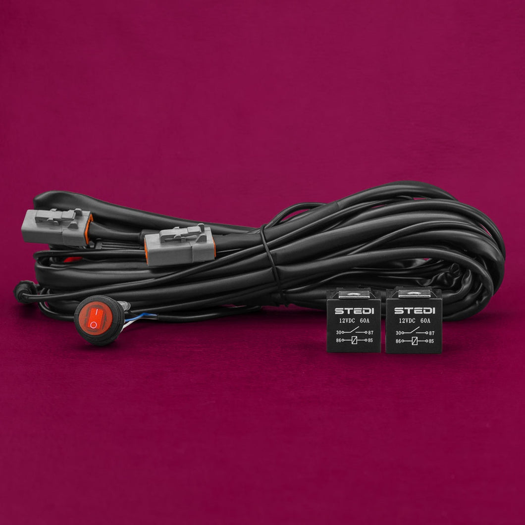 Stedi smart wiring harness for driving lights or spot lights