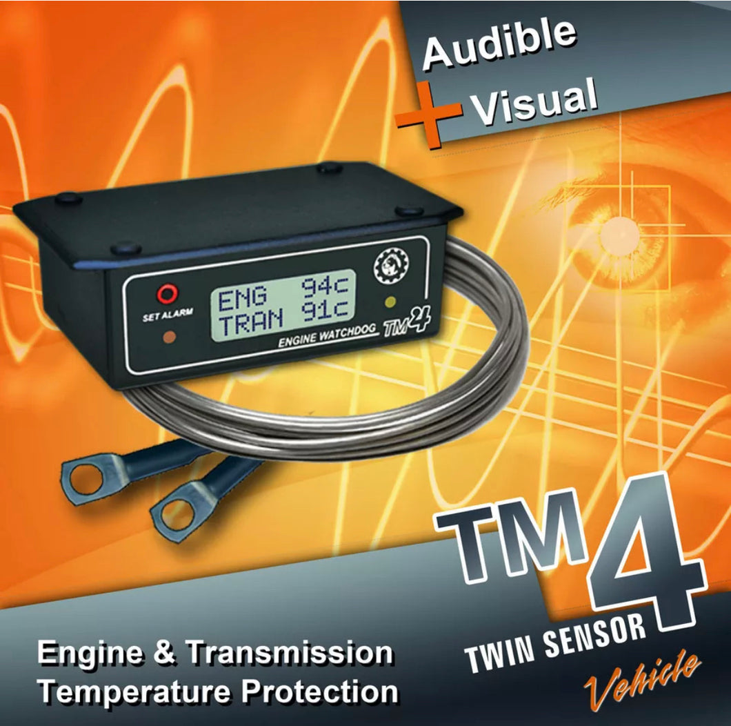 Engine Watchdog TM4: Ultimate Engine & Transmission Protection with Audible Temperature and Oil Pressure Alarms