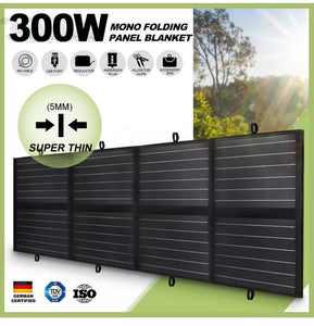 Mono 300Watt folding solar panel blanket