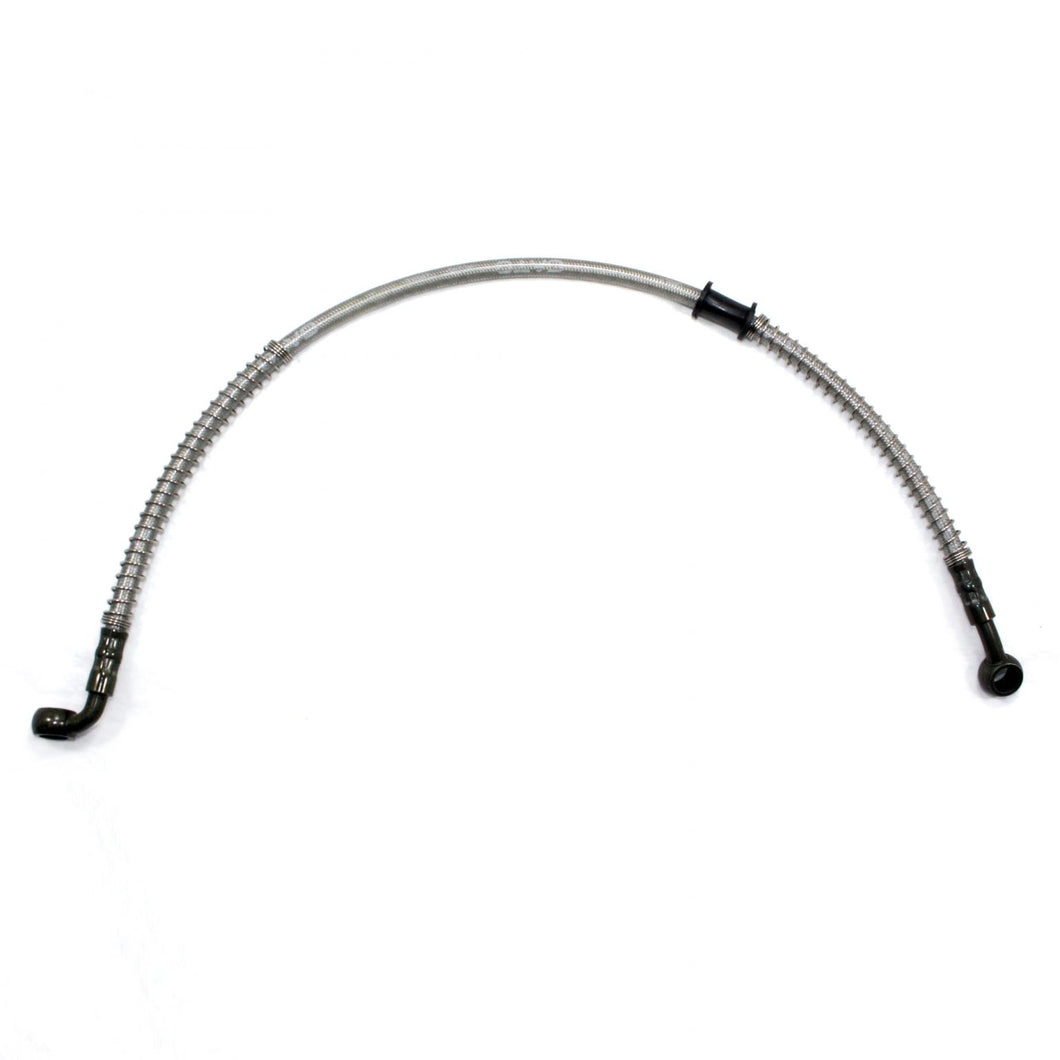 Toyota LandCruiser braided front centre without ABS brake hose 76 78 79 series