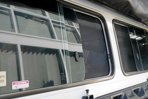 Snap shades for sliding troopy windows