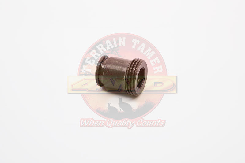 Power steering piston plunger guide for power steering box
