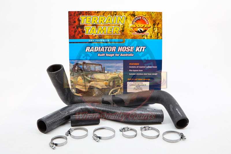 Terrain Tamer Radiator Hose Kit suitable for Toyota Landcruiser HJ 75