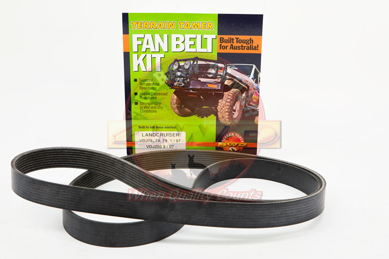 Fan belt kit vdj 76 78 79 200