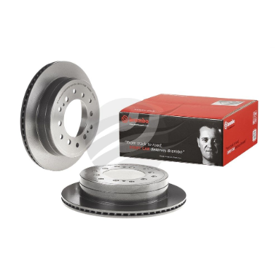 Brembo oem rear rotor pair  75 seres Hzj fzj