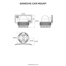 QuadLock Mount Dash/Consol Car Mount