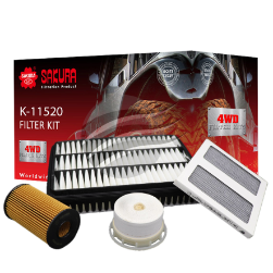 Sakura filter kit WITH cabin filter suits Vdj 76 78 79